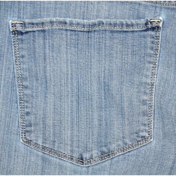 Simply Vera Wang Light Wash Floral Embroidered Skinny Blue Jeans Plus Size 24W - Picture 8 of 11